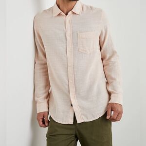 NWT Rails Wyatt Men’s Relaxed Fit Cotton Button Down Shirt in Ebi Sz XXL